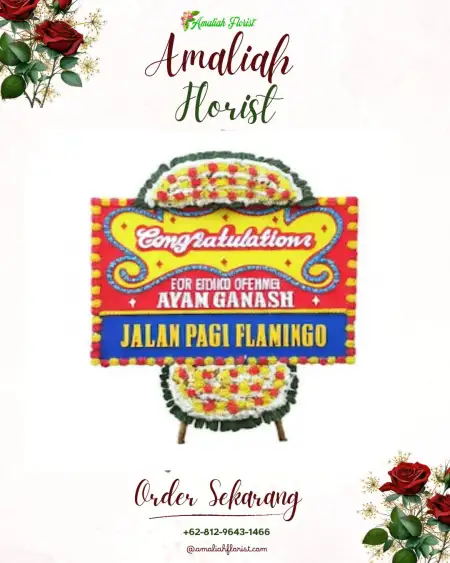 Sewa Papan Bunga Dalung
