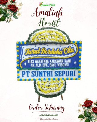 Papan Bunga Duka di Dalung