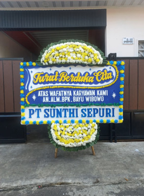 Papan Bunga Duka di Dalung