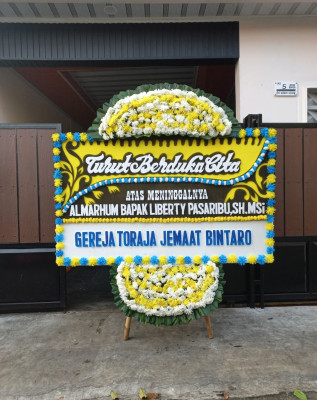 Papan Bunga Duka di Dalung